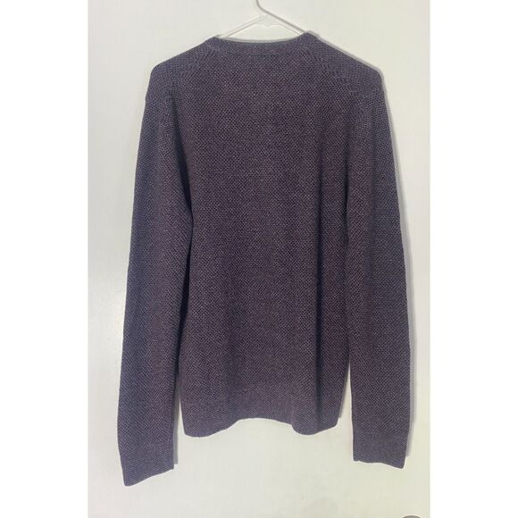 The Men's Store Bloomingdales Wool Cashmere Raisin Combo Pullover Sweater M - Picture 5 of 10